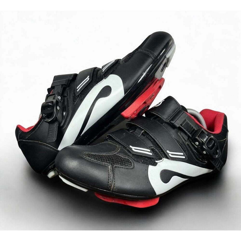 Peloton Cycling Shoes - EU 41 Men’s Sz 8 - Women’s Sz 10 - Black/Red NEW